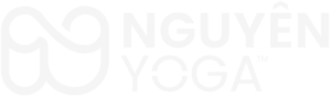 Logo Nguyên Yoga màu xám trắng