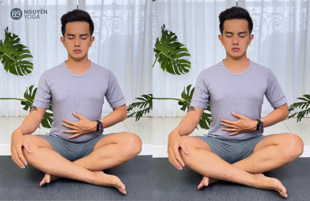 Hít thở bằng cơ hoành trong Yoga