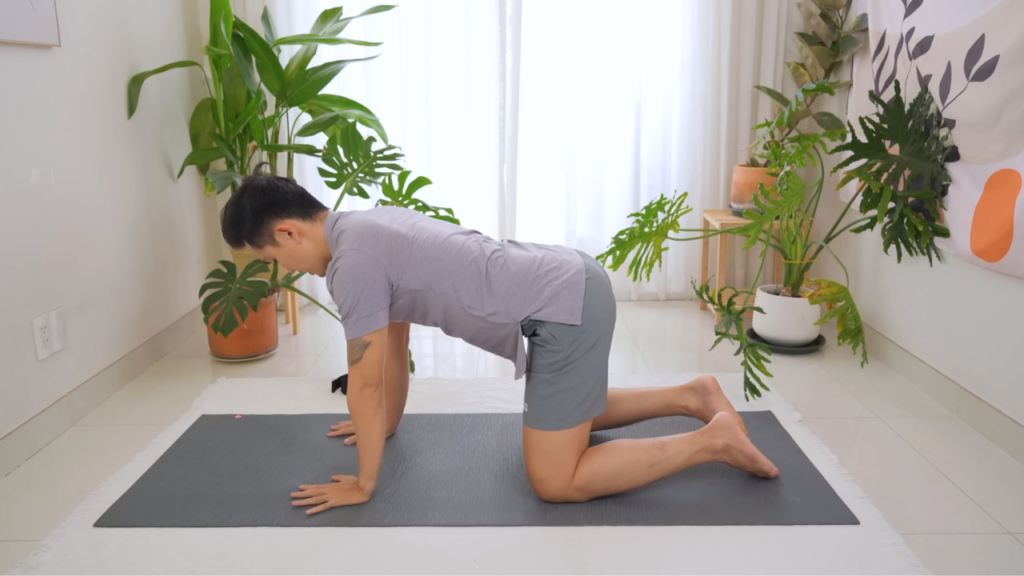 Tư thế Yoga Chiếc Bàn 