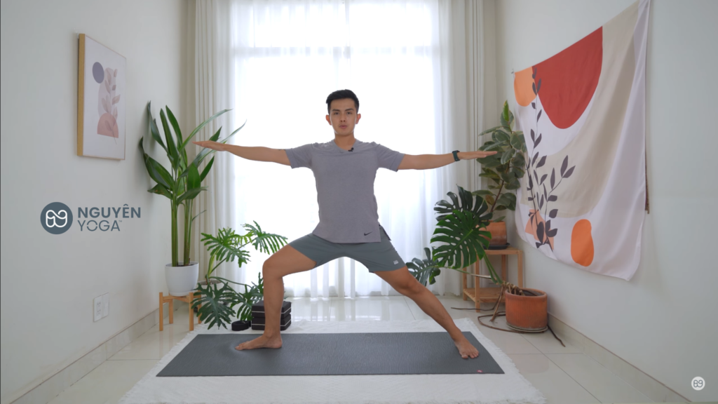 Động tác Yoga Chiến Binh 2